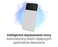 Silver Monkey Powerbank Smart 10 000 mAh 22.5W Biały - 1481439 - zdjęcie 6